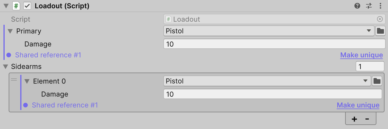 Make unique creates an independent copy of a shared reference