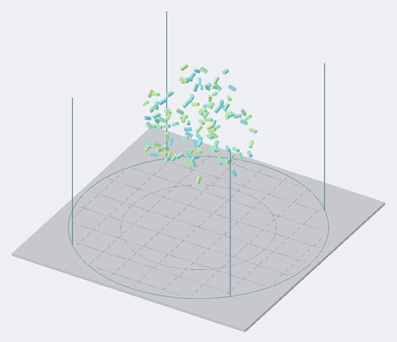 A flock of agents in the ProfilerMarkers scene