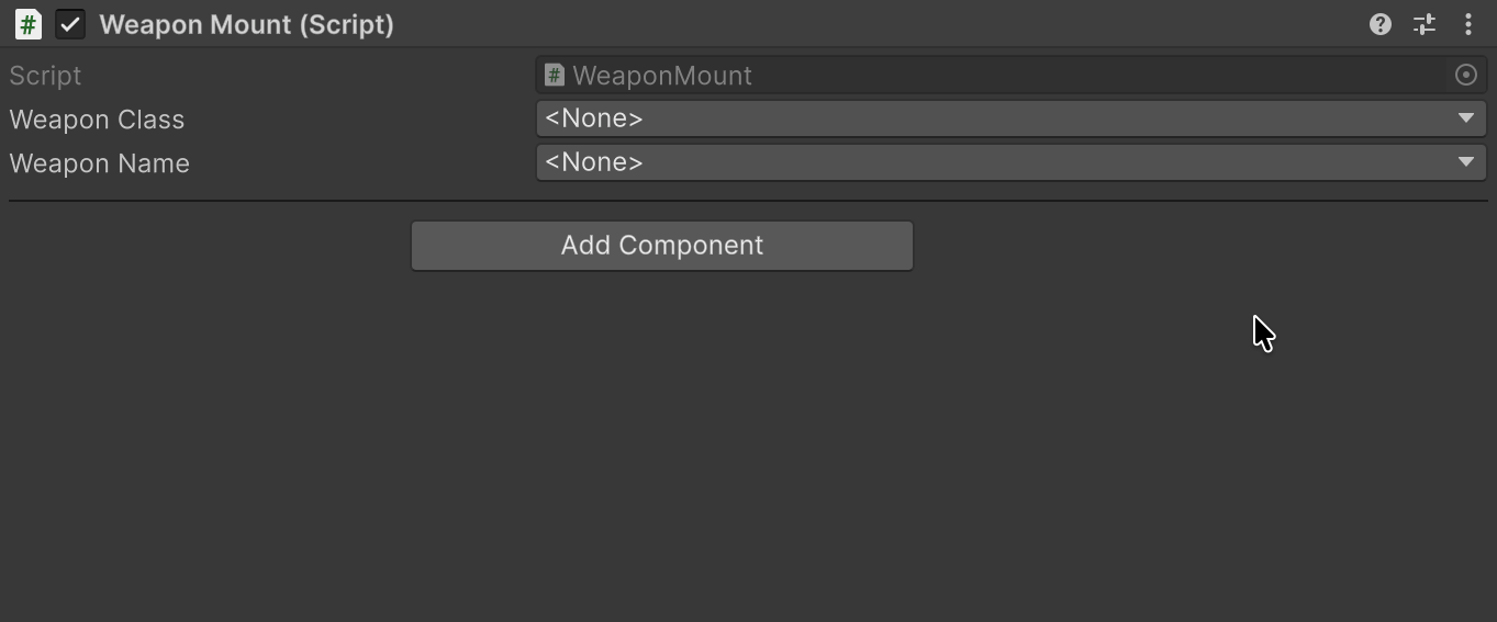 Choosing MeleeWeapon in Weapon Class leaves only Axe and Sword in Weapon Name