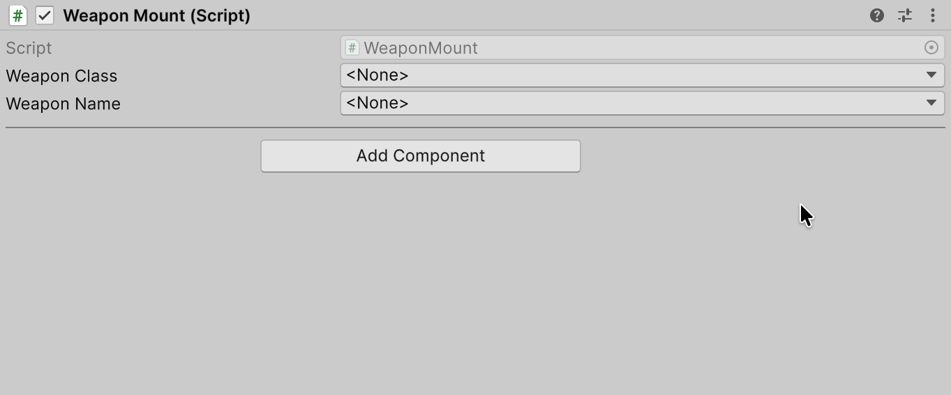 Choosing MeleeWeapon in Weapon Class leaves only Axe and Sword in Weapon Name